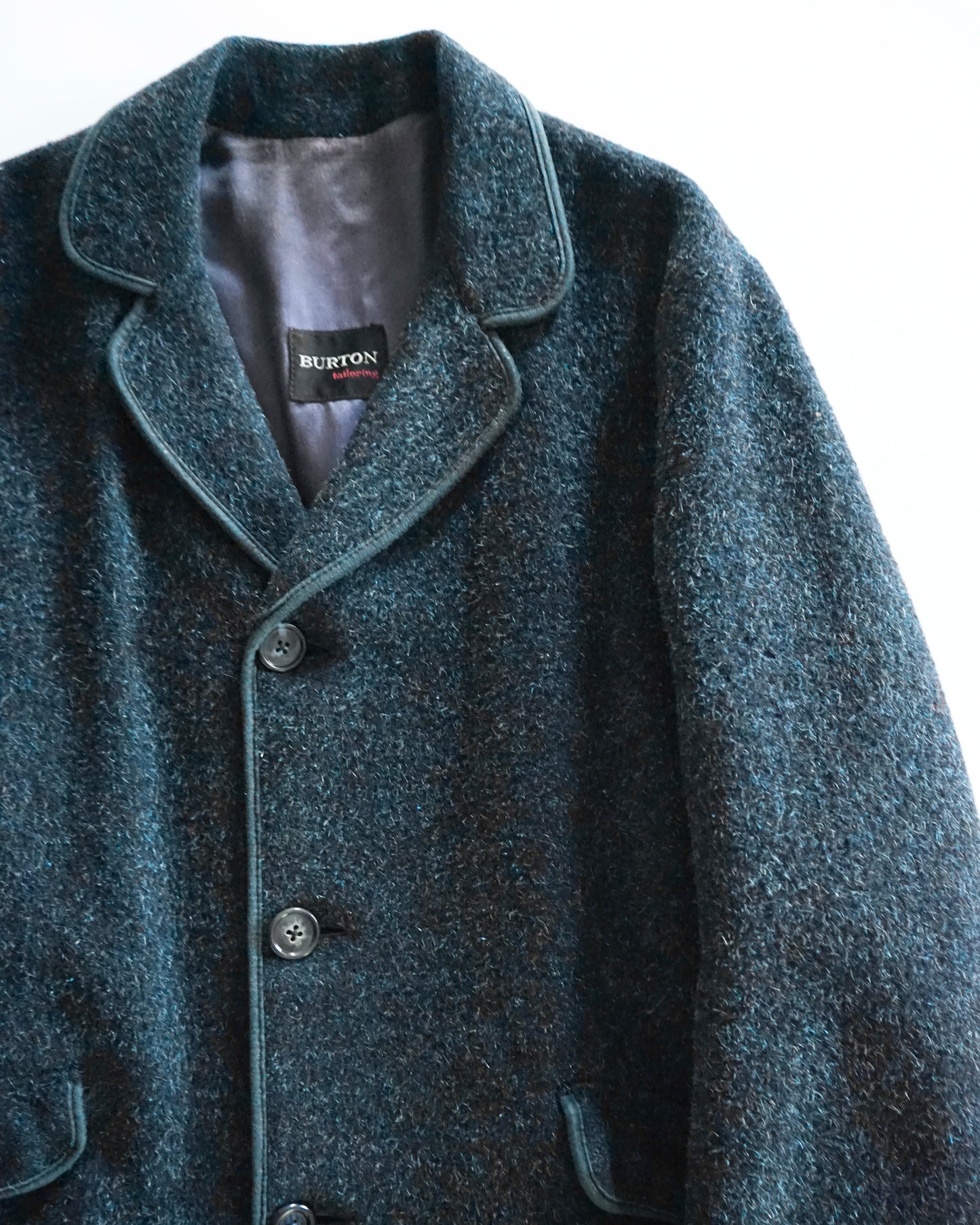 60s BURTON Cashmere beaver finish coat
