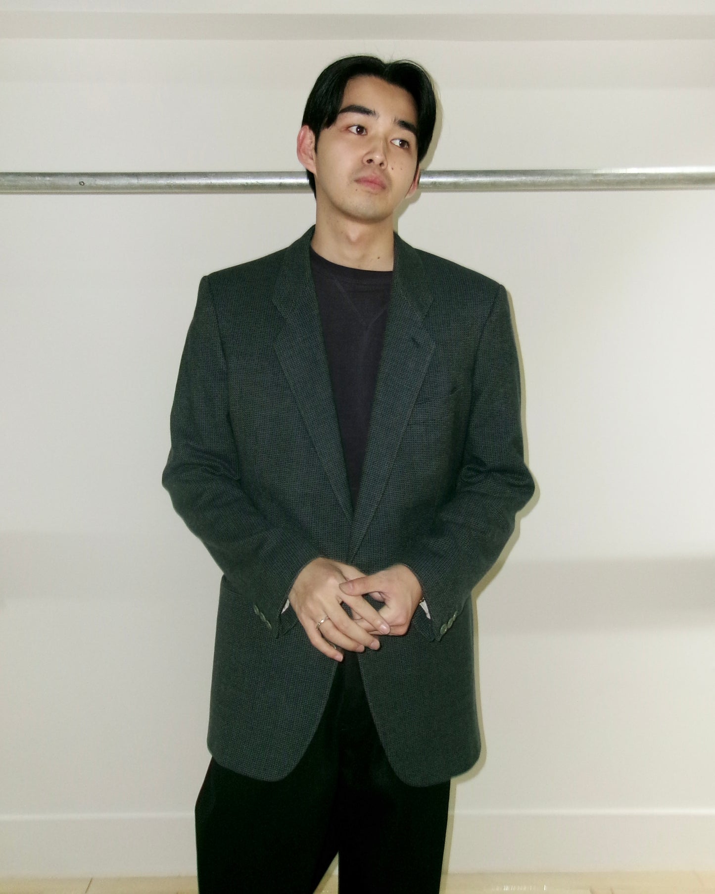 80~90s GIORGIO ARMANI pure wool tailored jacket made in Italy