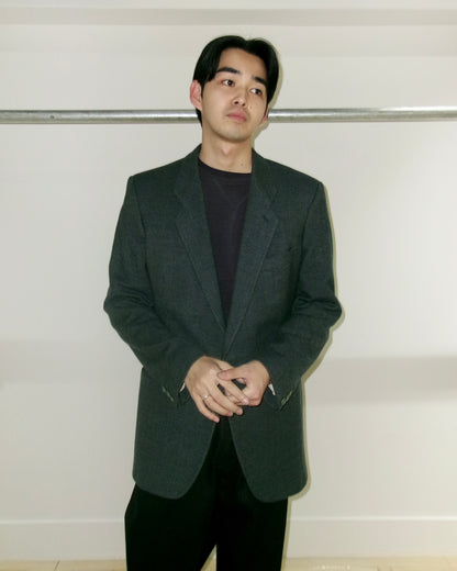 80~90s GIORGIO ARMANI pure wool tailored jacket made in Italy