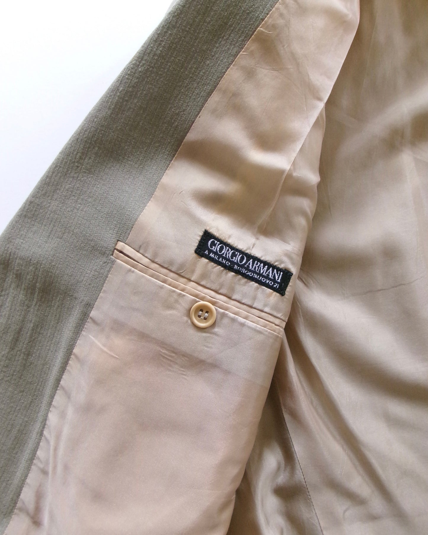 90s GIORGIO ARMANI silk wool setup made in italy