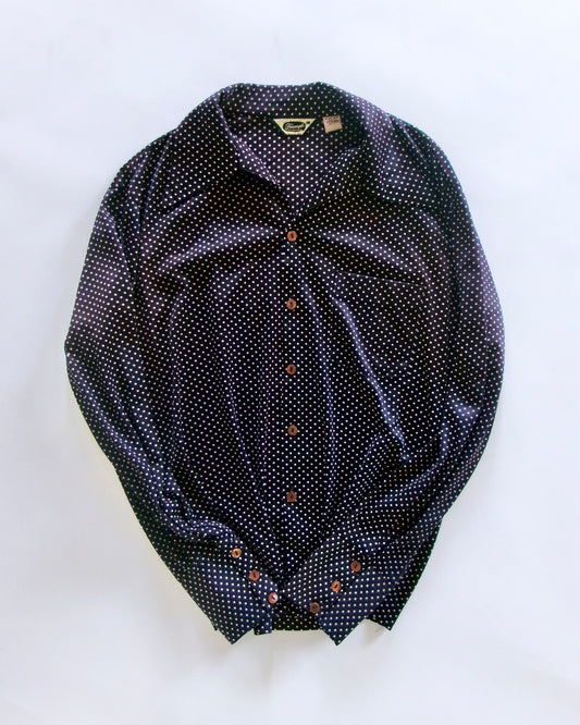 70s dot pattern shirt