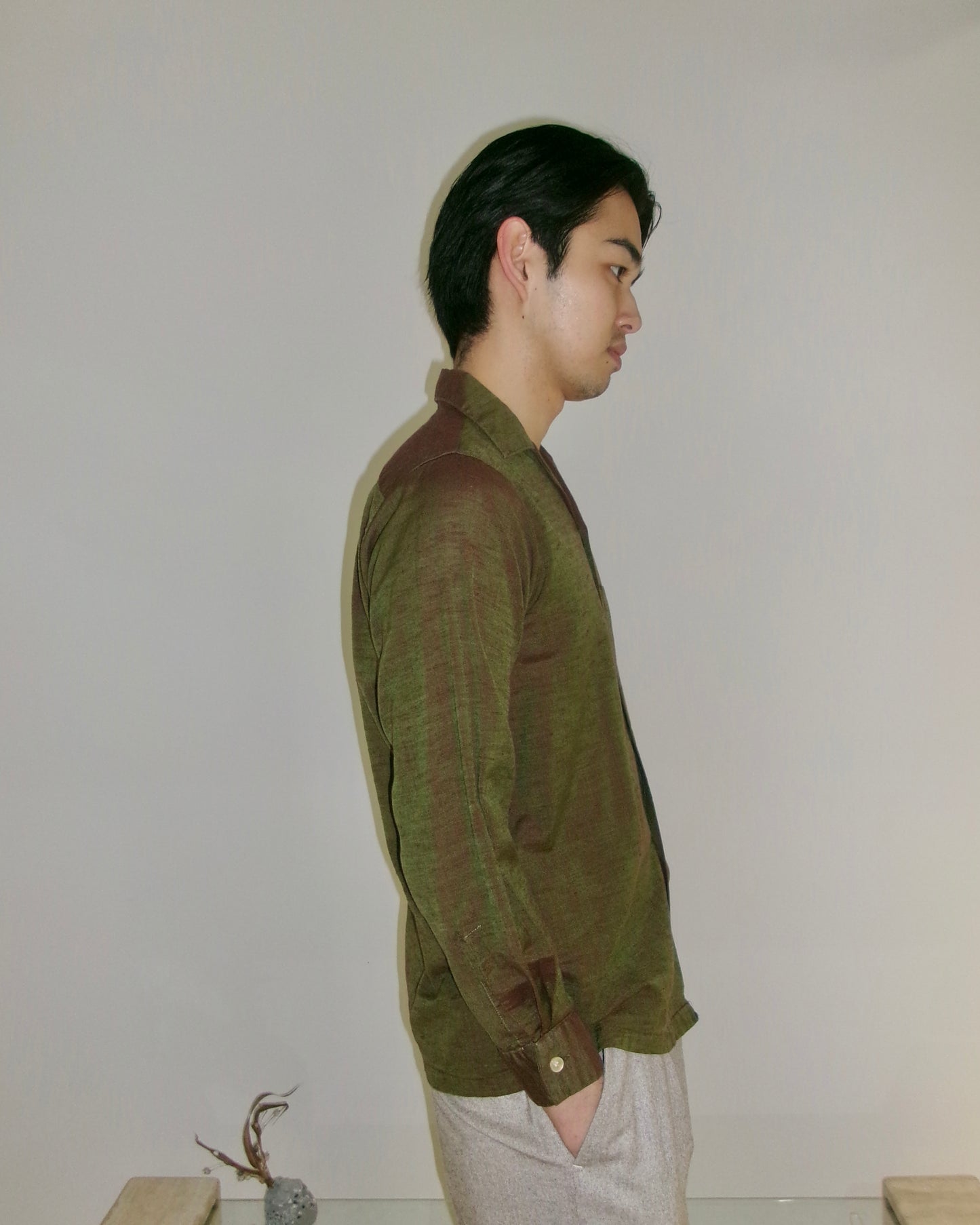 60's ARROW open collar shirts