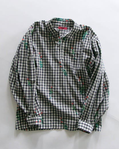oira pullover shirt - gingham