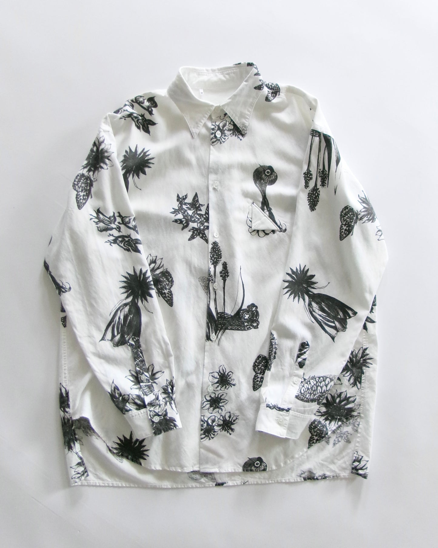 Kiivu L/SHT- Hand Drawing SUMI Printing