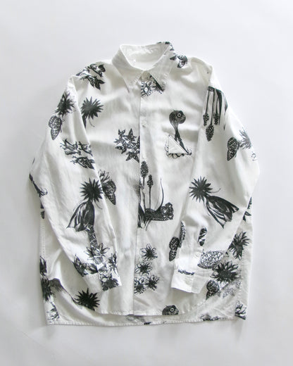 Kiivu L/SHT- Hand Drawing SUMI Printing