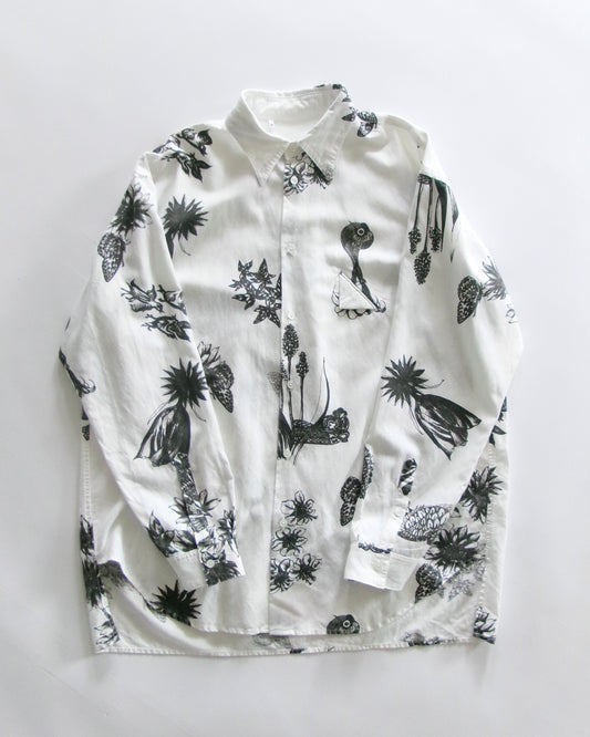 Kiivu L/SHT- Hand Drawing SUMI Printing