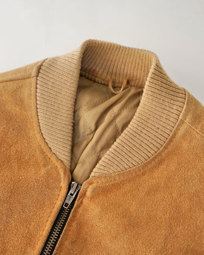 80s B style suede blouson