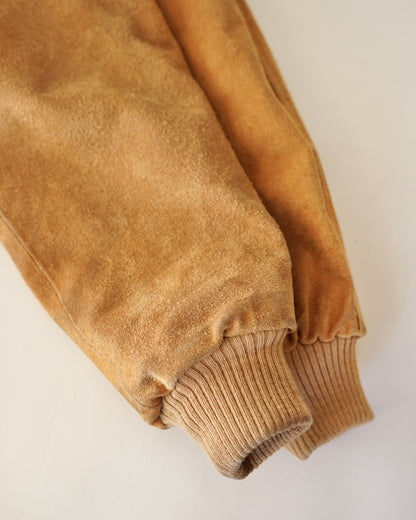 80s B style suede blouson