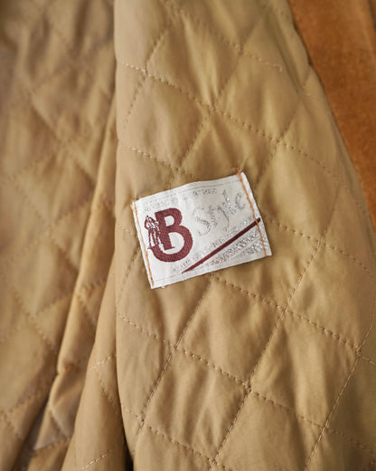 80s B style suede blouson