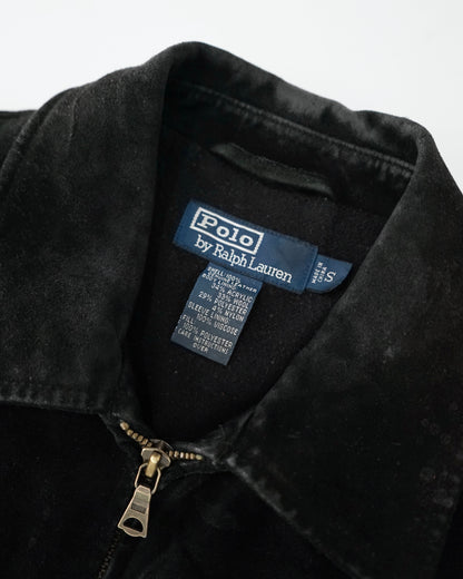 90s Polo by Ralph Lauren suede zip sports jacket