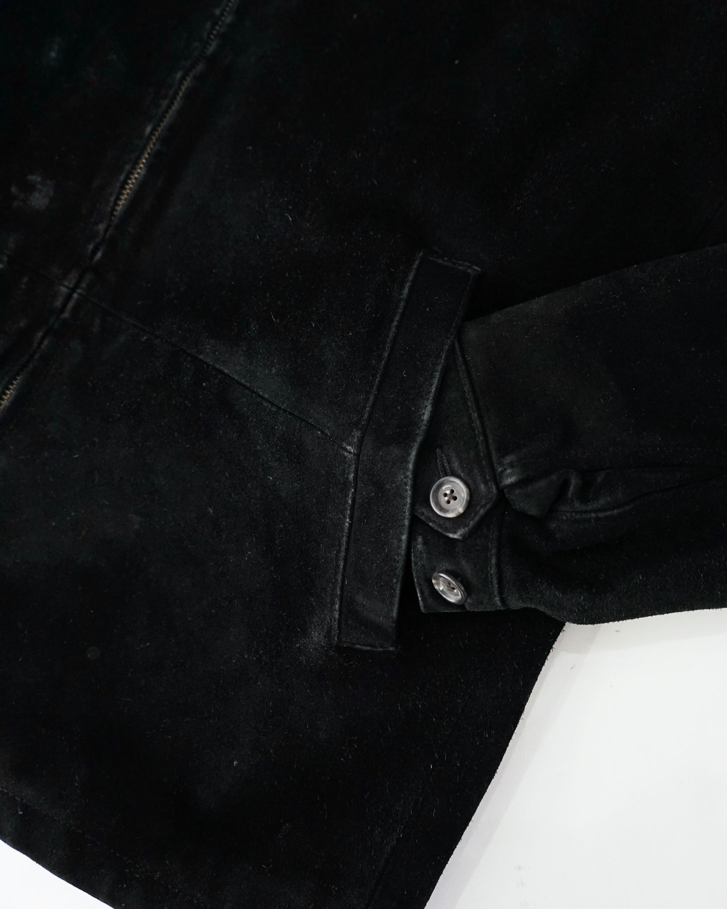 90s Polo by Ralph Lauren suede zip sports jacket