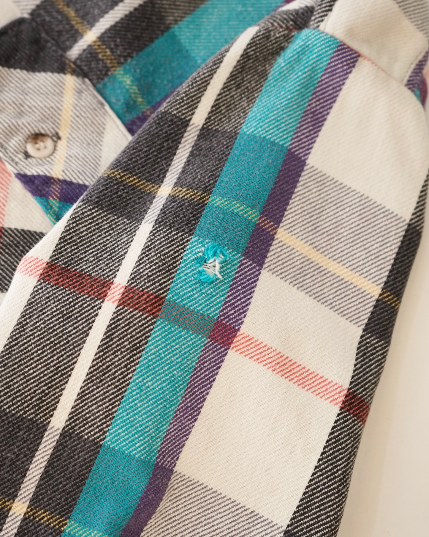80s【FIVE BROTHER】L/S Flannel Shirt USA製