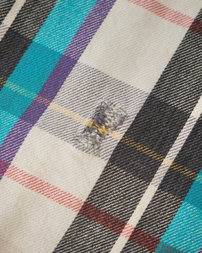 80s【FIVE BROTHER】L/S Flannel Shirt USA製