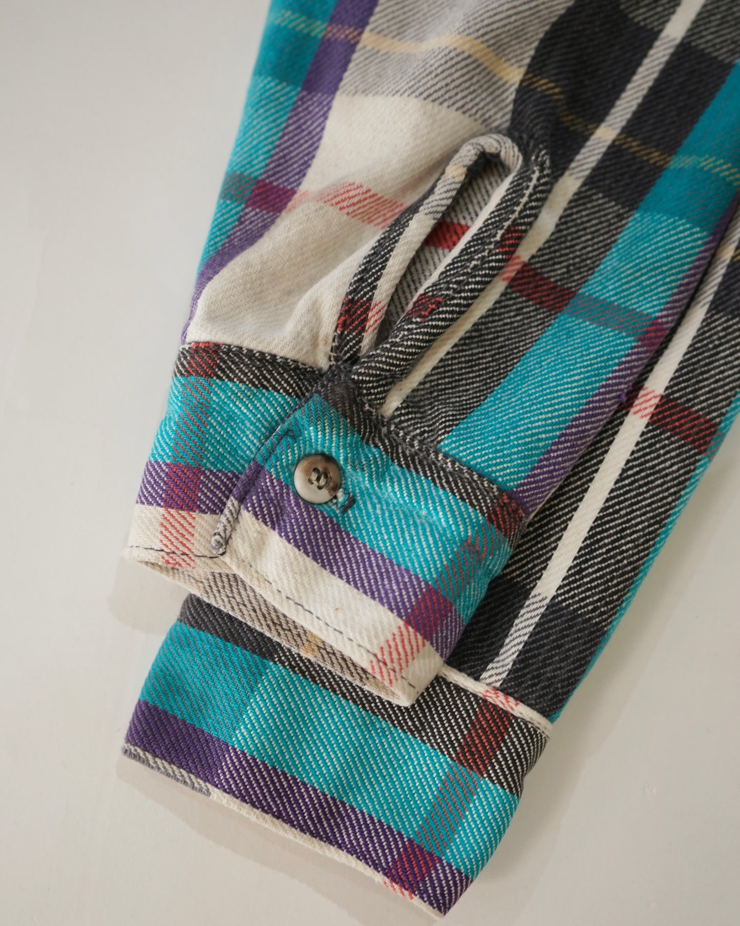 80s【FIVE BROTHER】L/S Flannel Shirt USA製