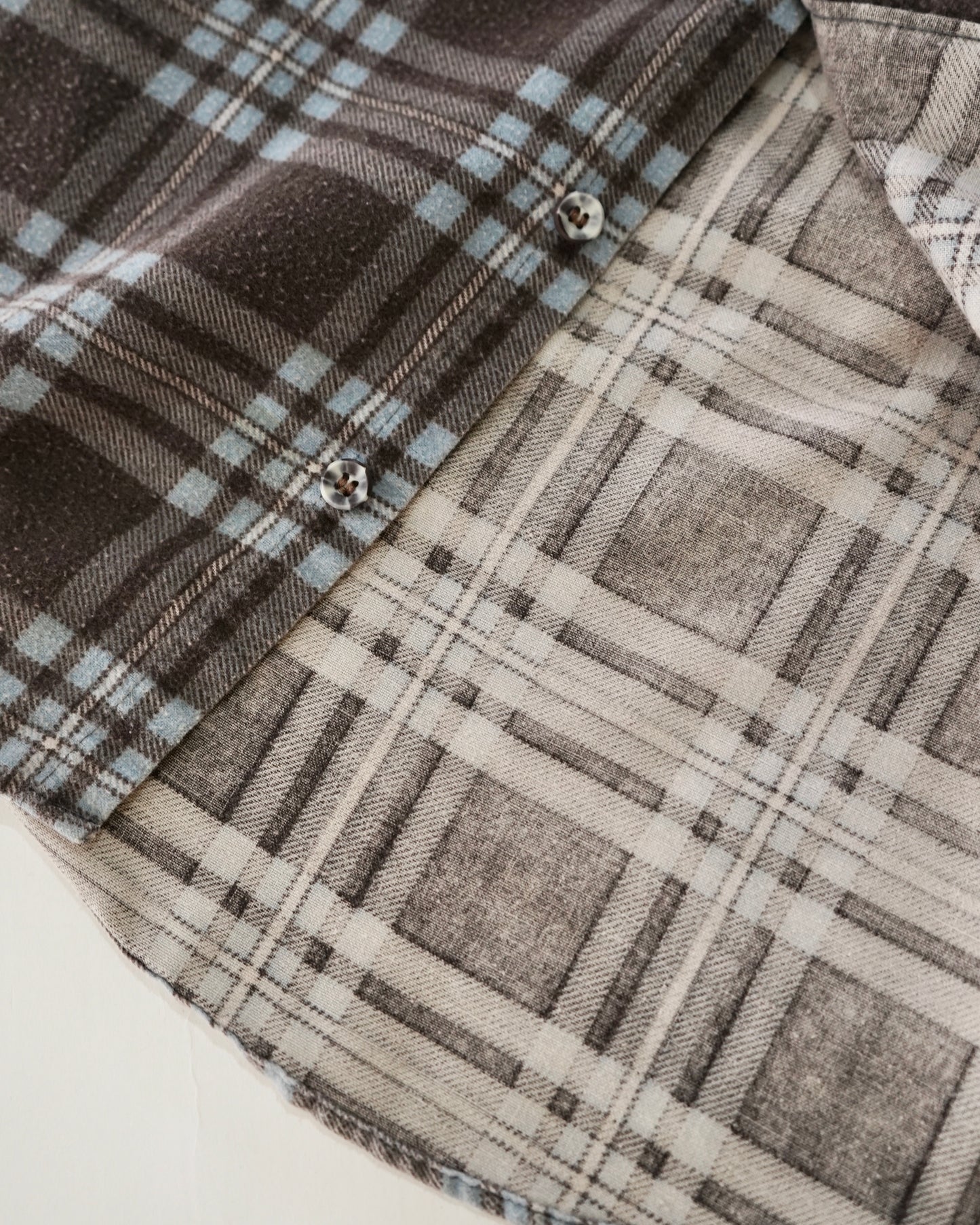 70s Sears L/S Print Flannel Shirt