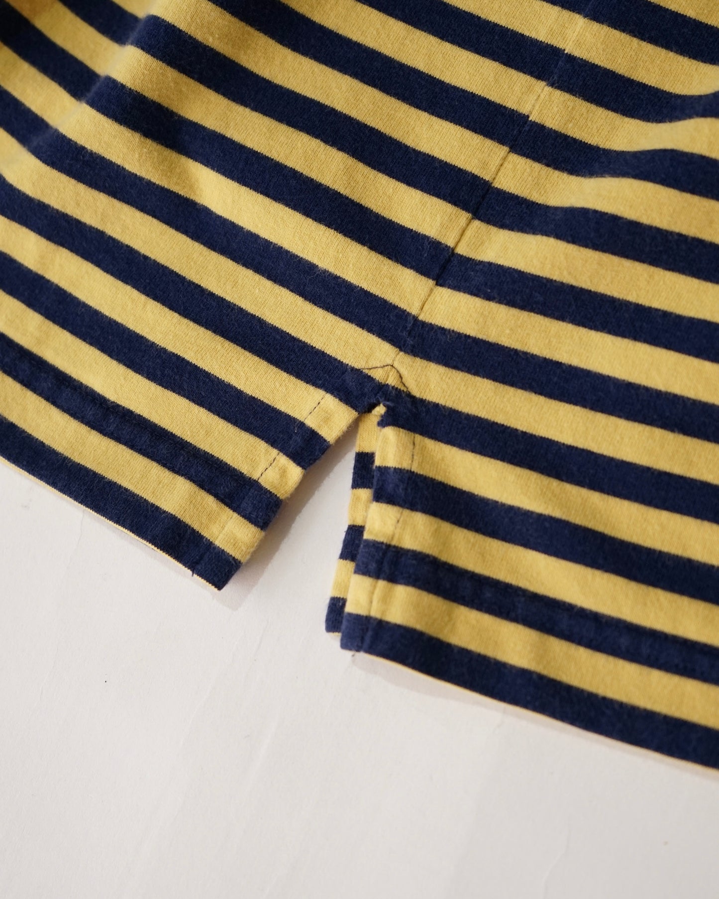 LAND'S END fine stripe pocket tee