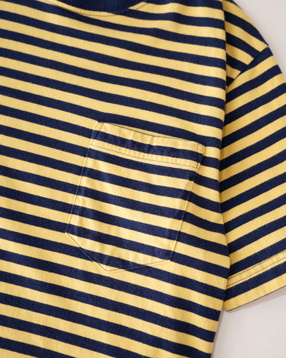 LAND'S END fine stripe pocket tee