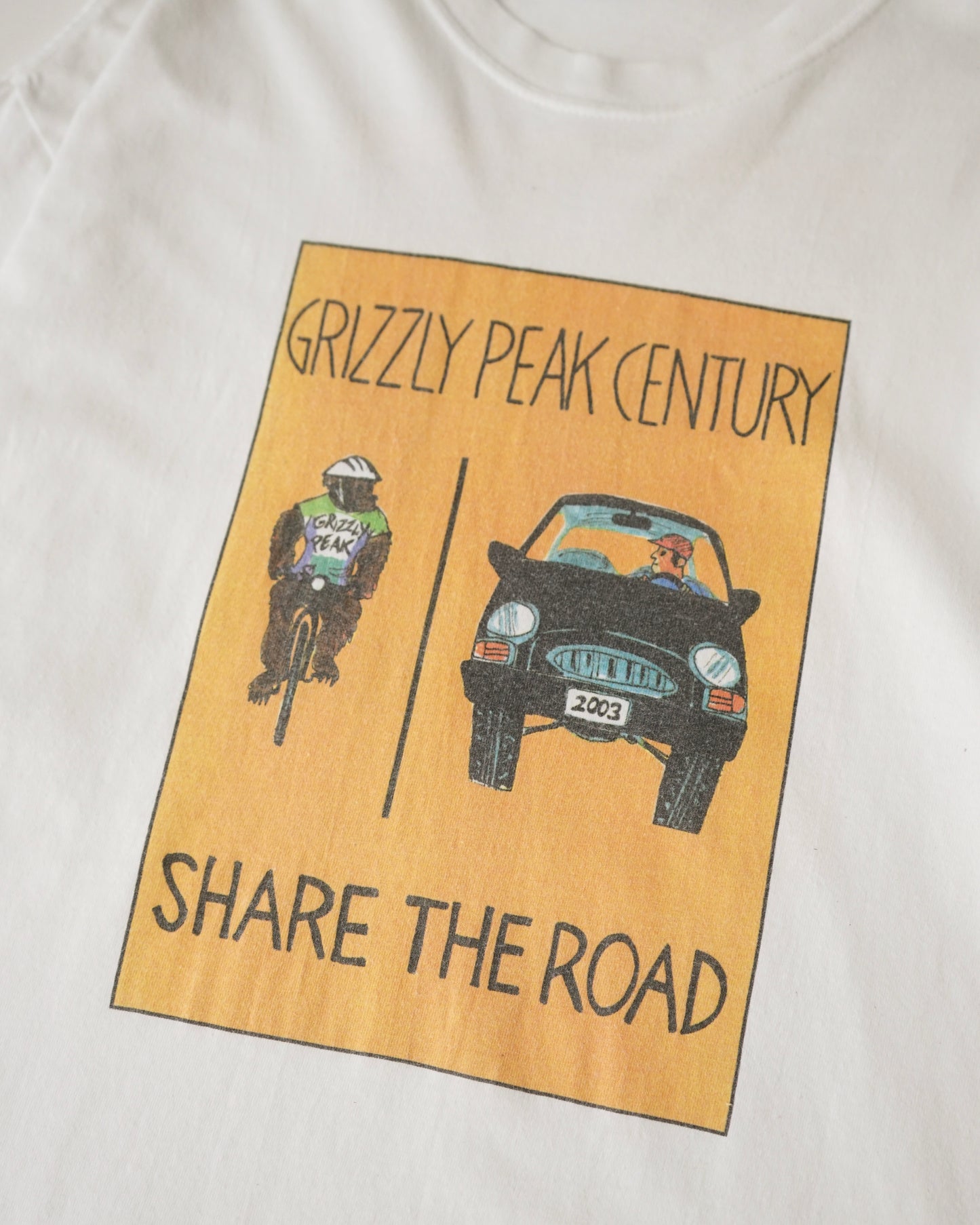 2003 Grizzly Peak Century “Share The Road” T-Shirt
