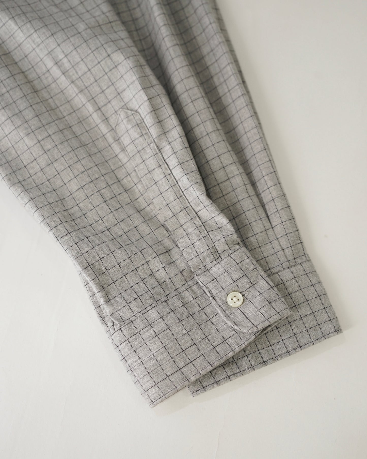 90s Polo Ralph Lauren “BONNARD” Windowpane Cotton Shirt