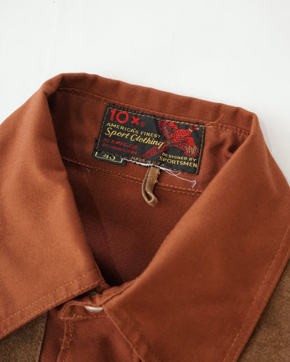 1960-70s 10-X Suede Patch Hunting Jacket