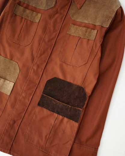 1960-70s 10-X Suede Patch Hunting Jacket
