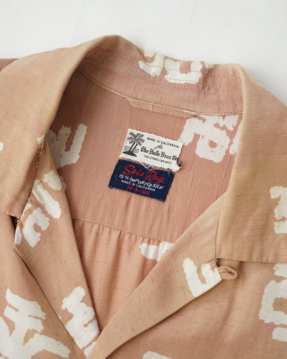 1950-60s California Made Open Collar Shirt