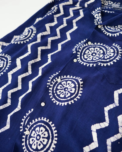 Polo by Ralph Lauren Batik Pattern Open Collar Shirt