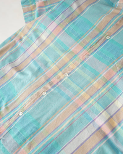 Polo by Ralph Lauren Pastel Madras Open Collar Shirt