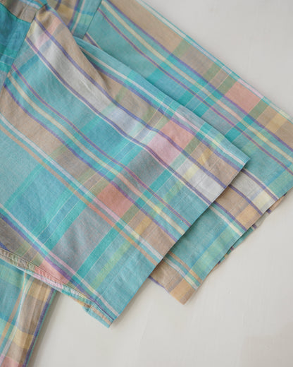 Polo by Ralph Lauren Pastel Madras Open Collar Shirt