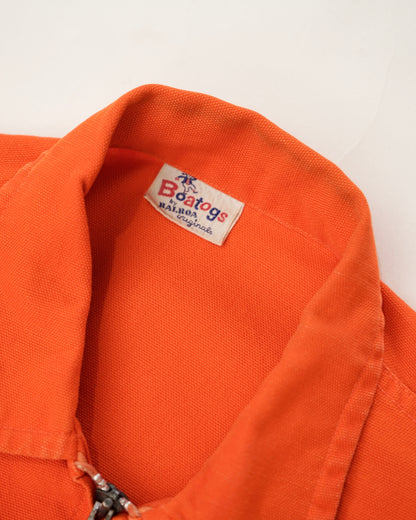 1960s Boatogs Cotton Zip Jacket “JOHNNY” Orange