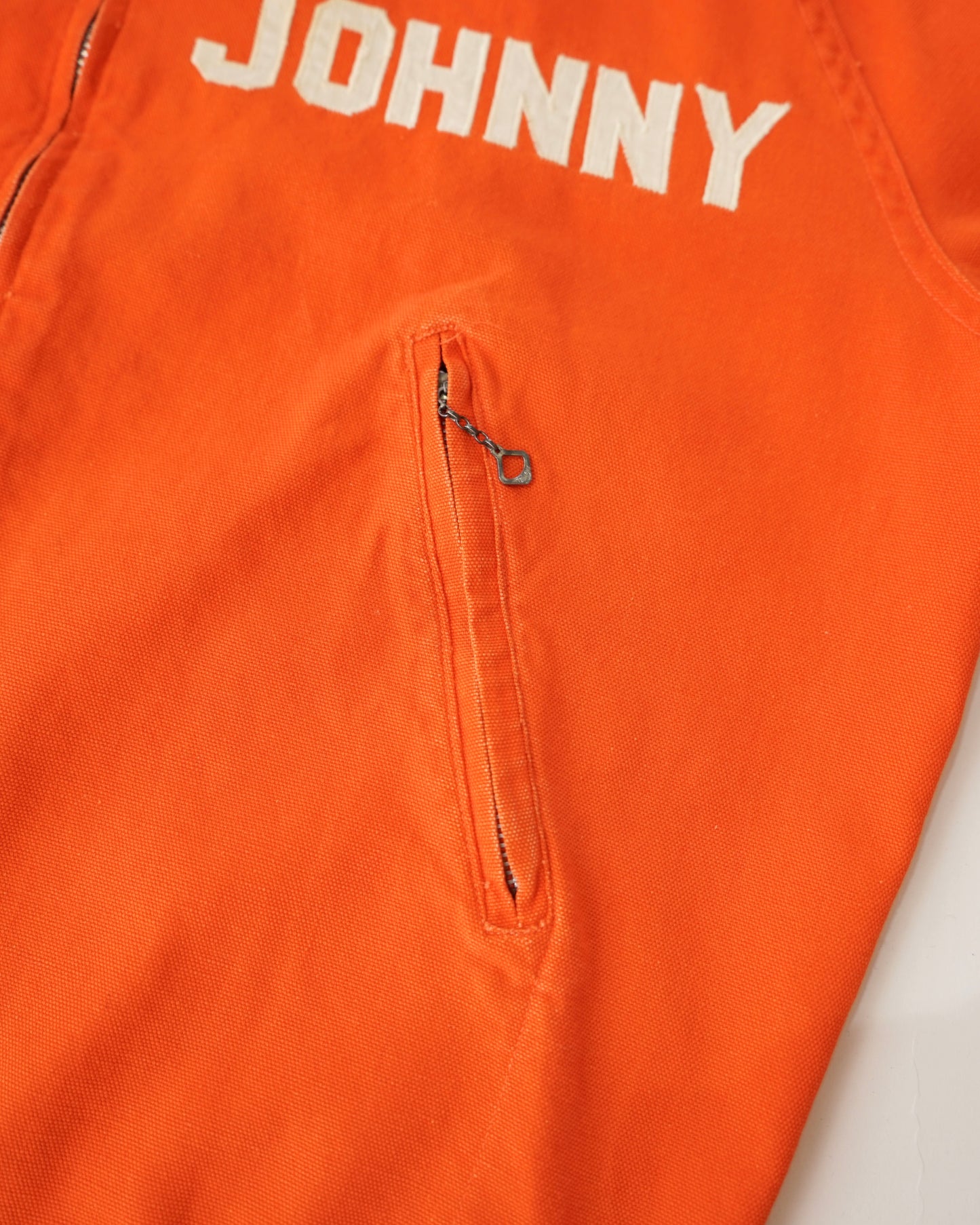 1960s Boatogs Cotton Zip Jacket “JOHNNY” Orange