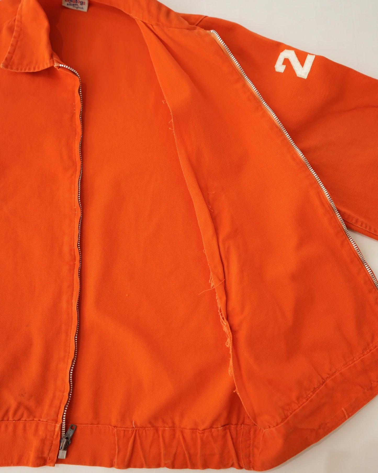 1960s Boatogs Cotton Zip Jacket “JOHNNY” Orange