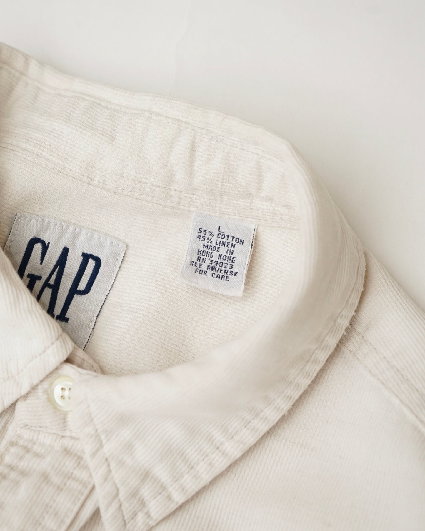 90s GAP cotton linen work shirts