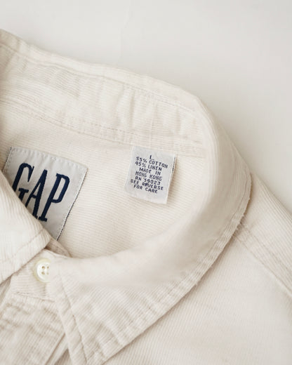 90s GAP cotton linen work shirts