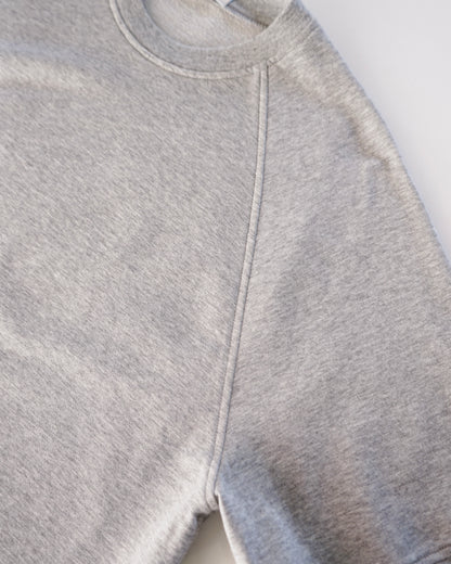 Cale-36 gauge fleece short sleeve- gray