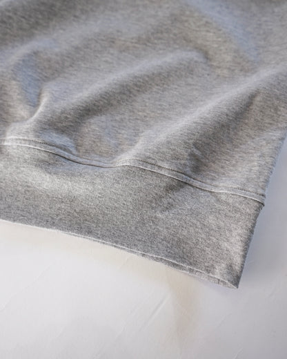 Cale-36 gauge fleece short sleeve- gray