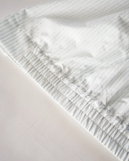 Cale-lime indigo print shirts jackets-pencil stripe