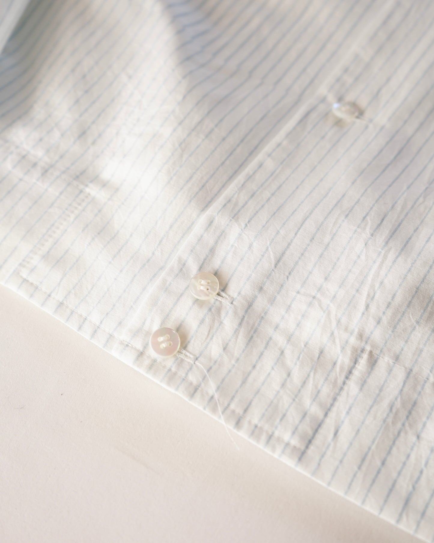 Cale-lime indigo print shirts jackets-pencil stripe