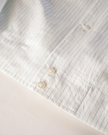 Cale-lime indigo print shirts jackets-pencil stripe