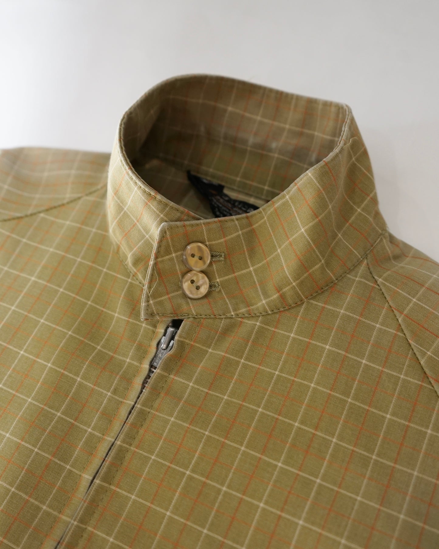 90s TOWN CRAFT check Harrington jacket