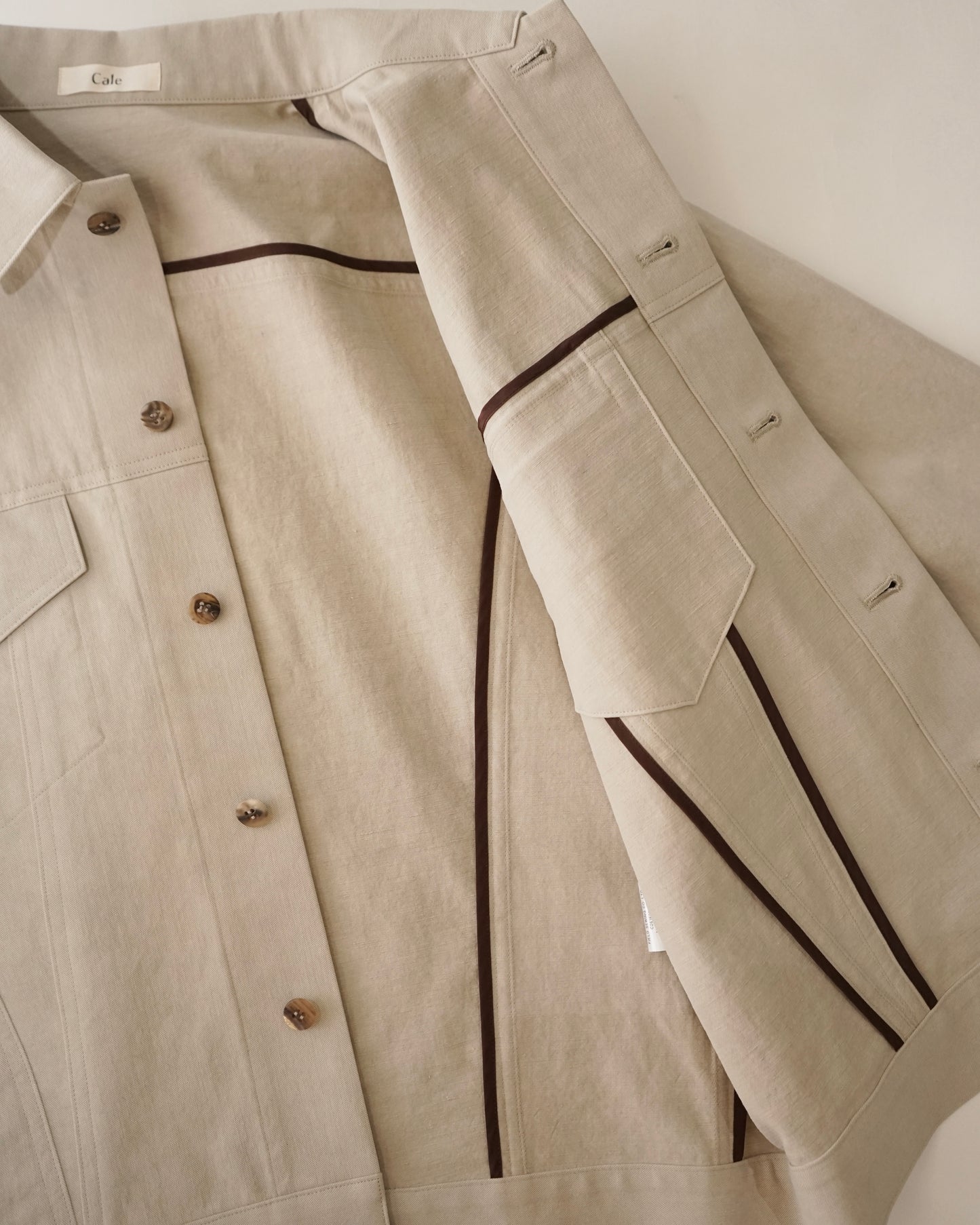 Cale-nidom chino trucker jacket