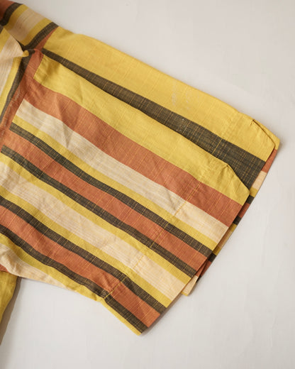 60s Catalina stripe Italian collar shirts