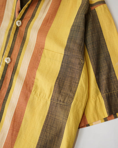 60s Catalina stripe Italian collar shirts
