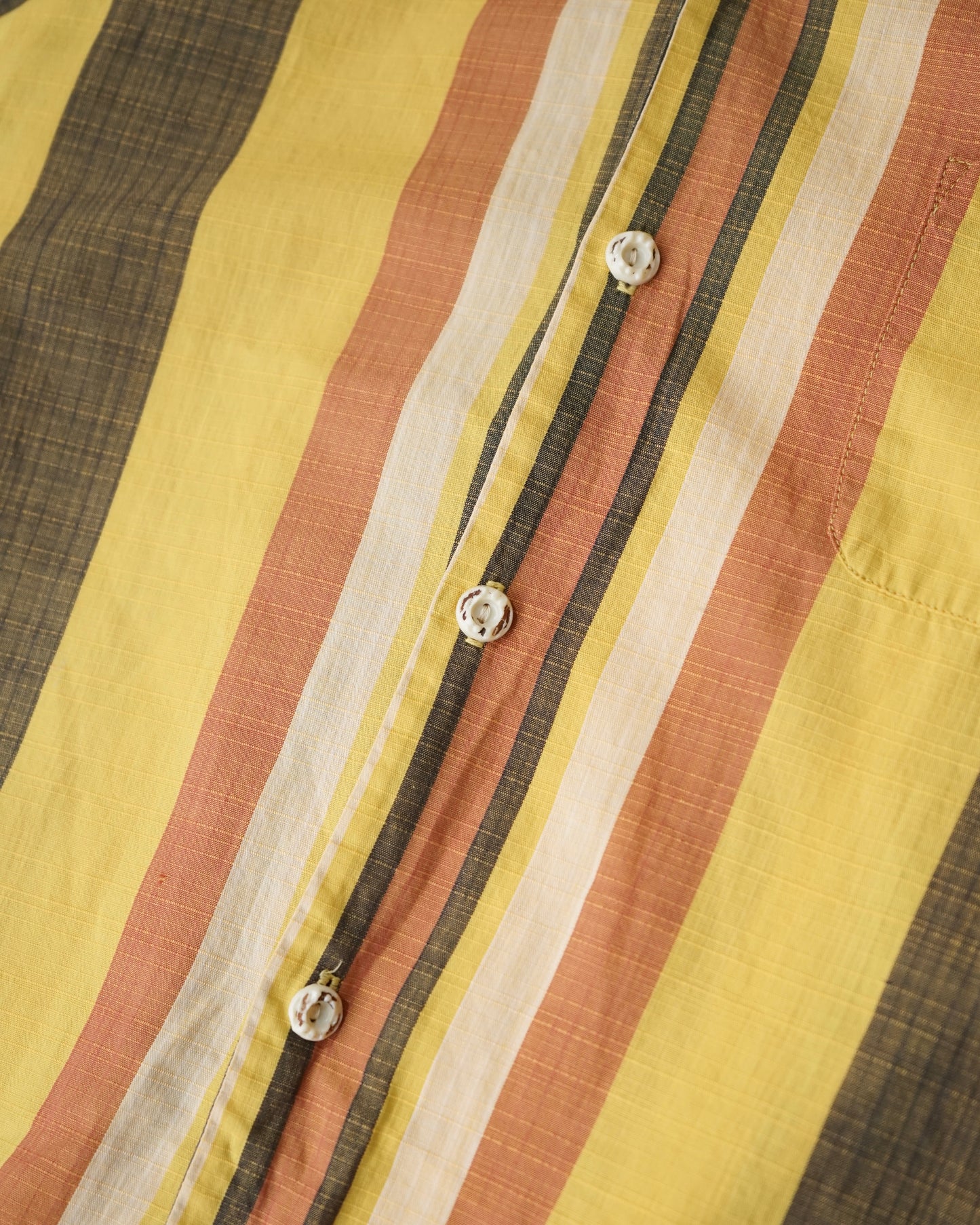 60s Catalina stripe Italian collar shirts