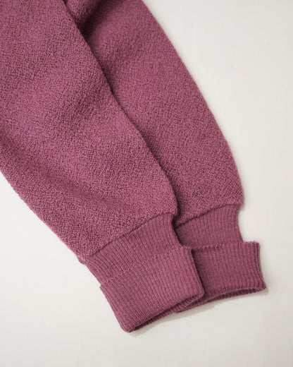60-70s THE LION alpaca half zip knit