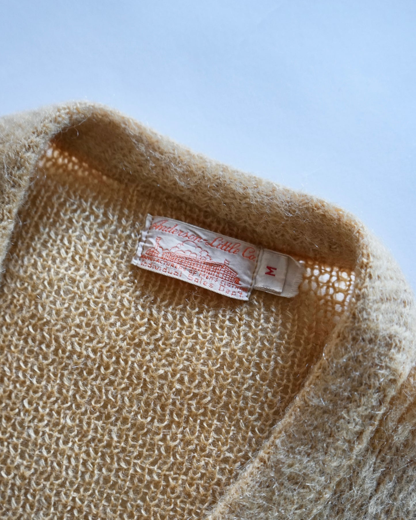 70s Anderson Little Co mohair cardigan