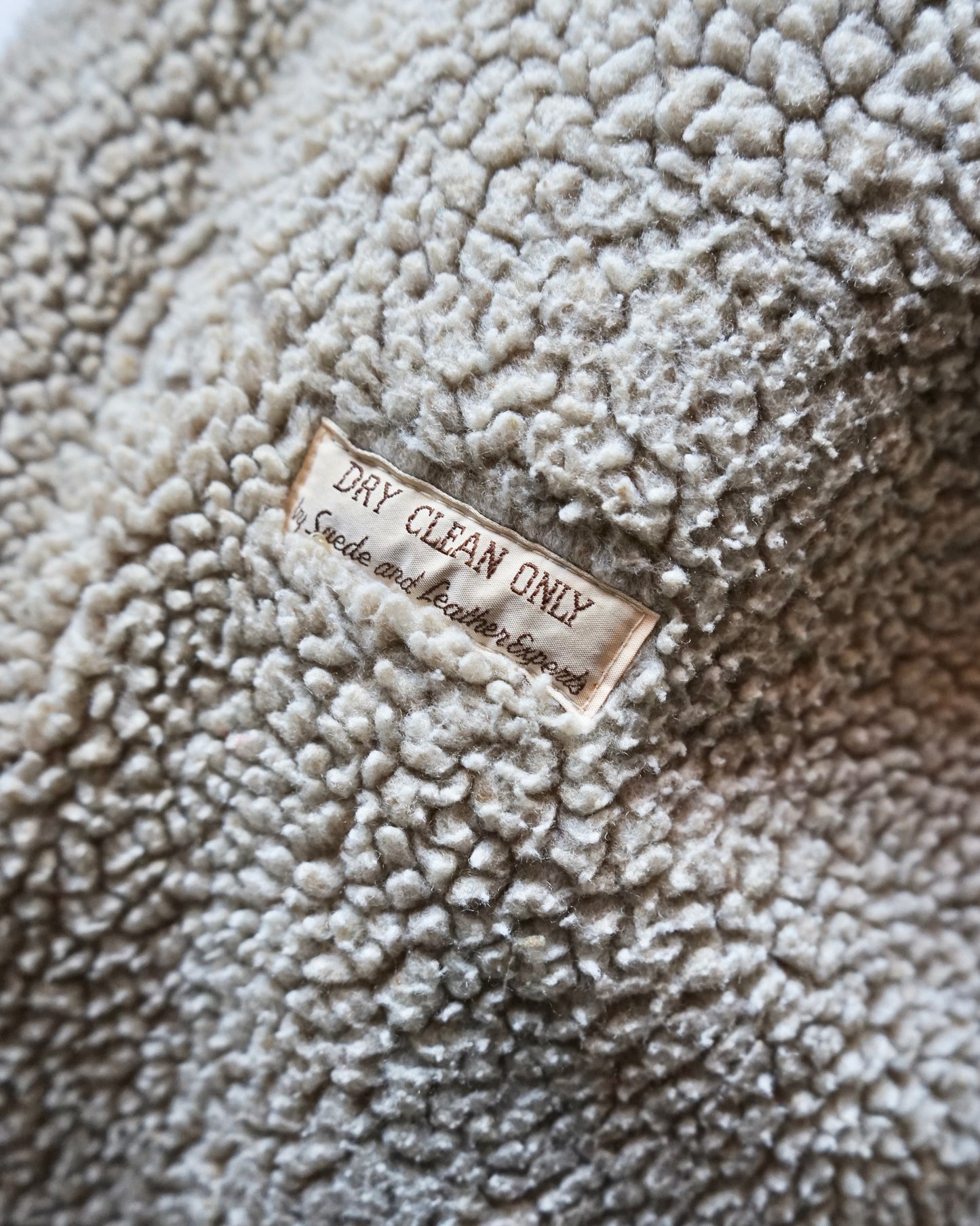 70~80s LAKELAND mouton duffle coat