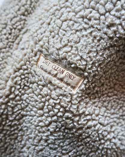 70~80s LAKELAND mouton duffle coat