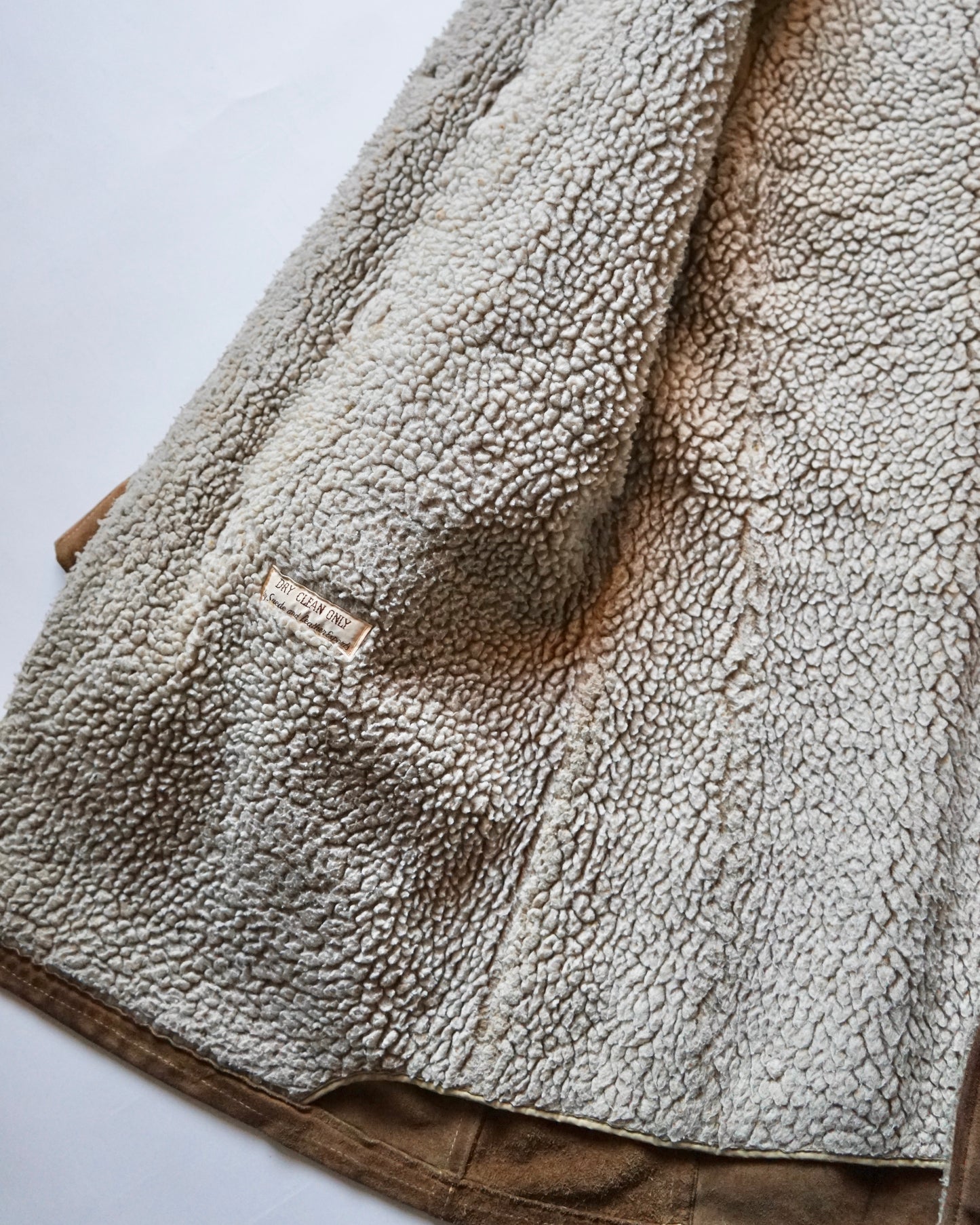 70~80s LAKELAND mouton duffle coat