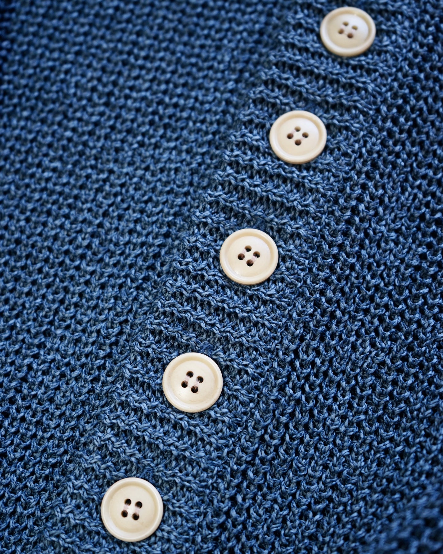 oira-和紙cardigan blue